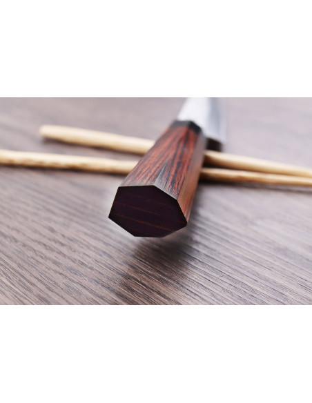Japanisches Brotmesser Kanetsugu gehämmert 21cm