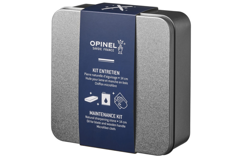 Opinel knife care kit stone + oil + microfiber cloth