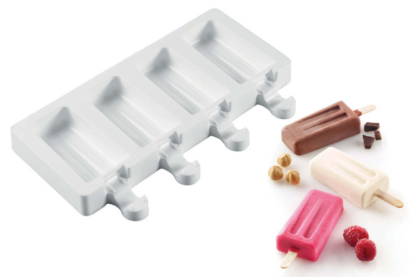Forma de silicone para gelados Silikomart Mini Vintage - 4 cavidades