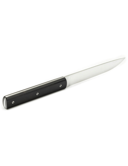 Perceval 888 sort sæt med 4 håndlavede bordknive