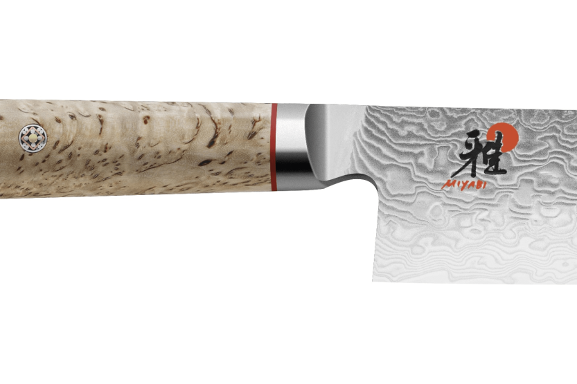 Faca japonesa faca santoku Miyabi 5000MCD com 18 cm de lâmina em CRYODUR