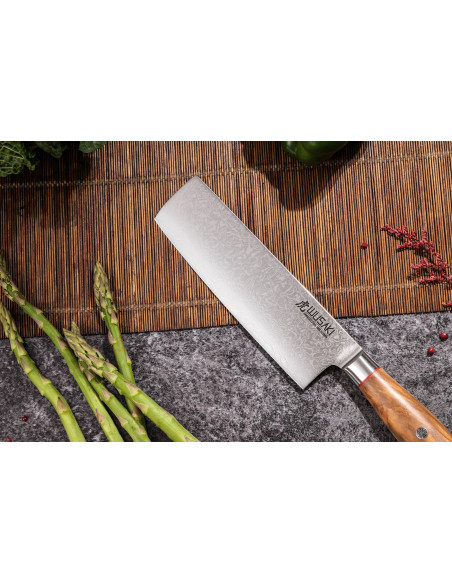 faca nakiri 17cm Wusaki Fujiko 10CR damas
