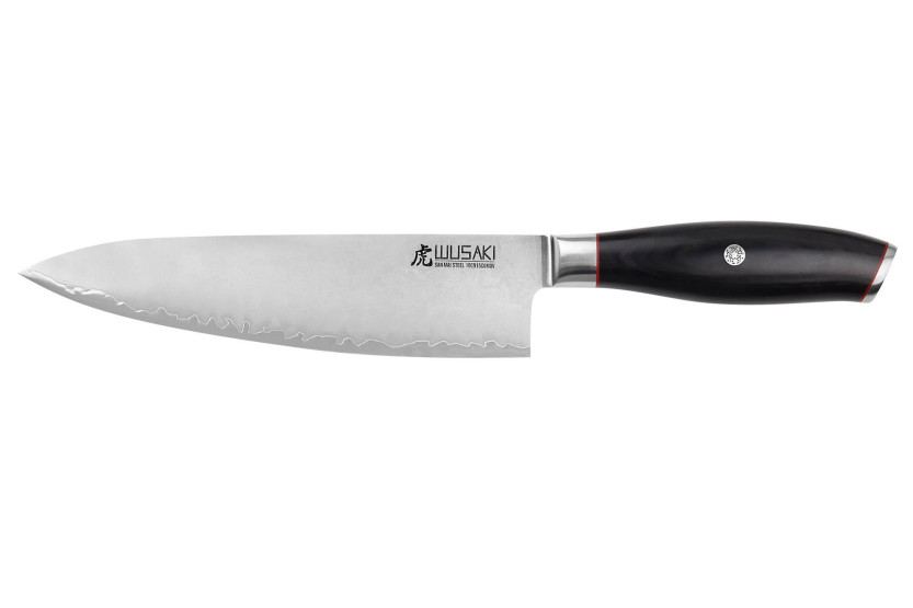 Chef ' s knife 20cm Wusaki Fujiko Black 10CR
