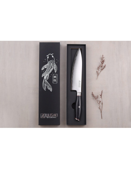 Kokkekniv 20cm Wusaki Fujiko Sort 10CR