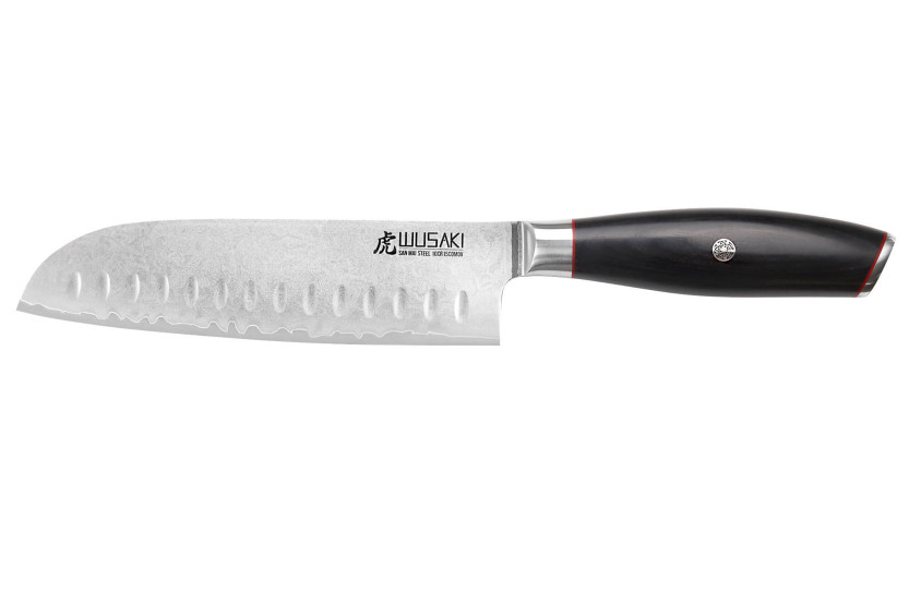Santokukniv 18 cm Wusaki Fujiko Black 10CR