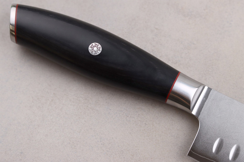 coltello santoku 18cm Wusaki Fujiko Nero 10CR
