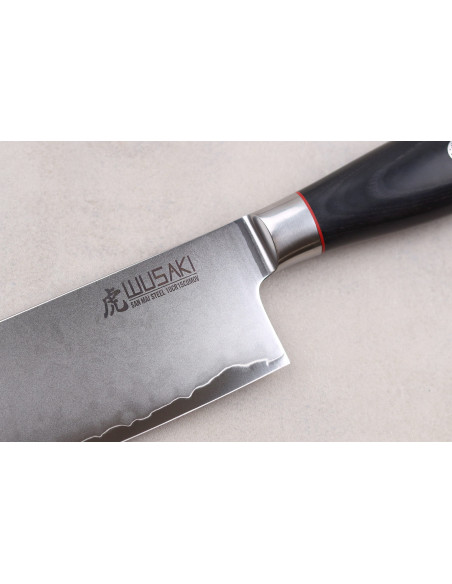 nakiri knife 17cm Wusaki Fujiko Black 10CR