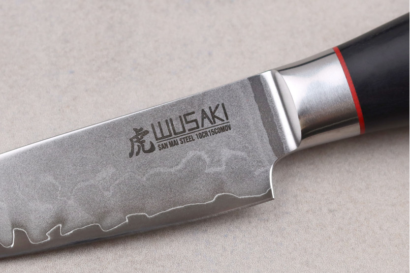 Juego de 2 cuchillos Wusaki Fujiko Black 10CR Chef + Puntilla