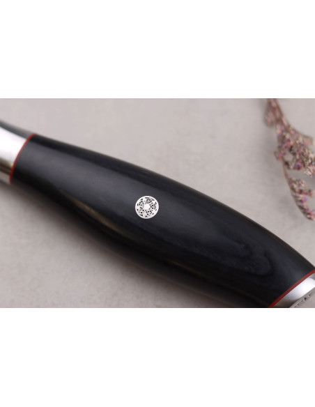 Juego de 2 cuchillos Wusaki Fujiko Black 10CR Chef + Puntilla