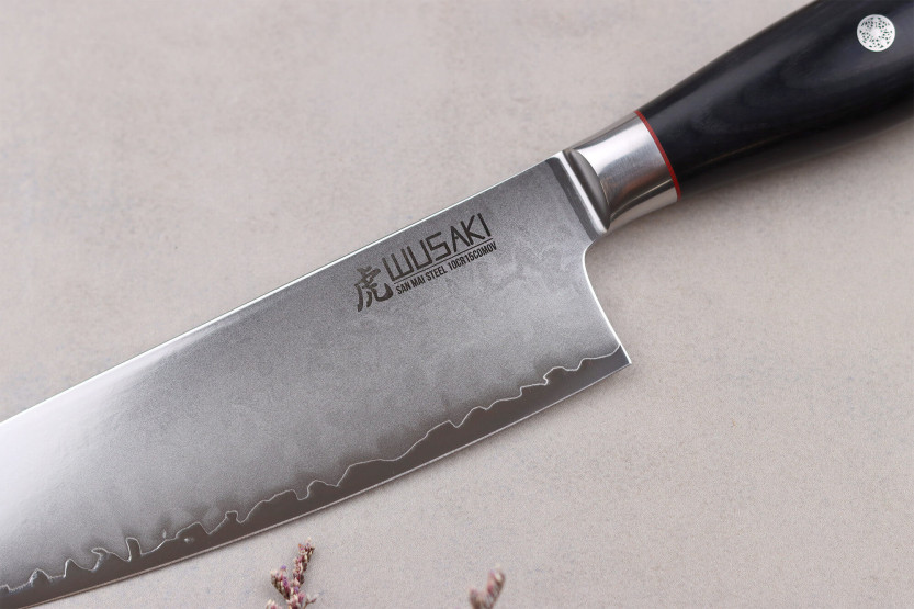 Sæt med 2 Wusaki Fujiko Black 10CR Chef + Paring knive