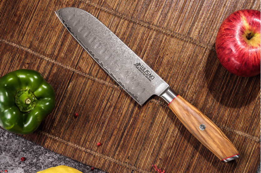 santokumesser 18cm Wusaki Fujiko 10CR damas