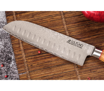 faca santoku 18cm Wusaki Fujiko 10CR damas 2