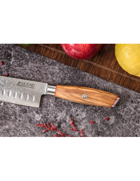 Cuchillo santoku 18cm Wusaki Fujiko 10CR damas