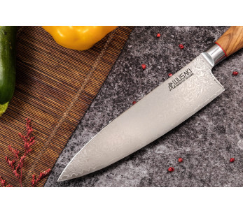 20cm Wusaki Fujiko 10CR damascus kokki ' s veitsi 2