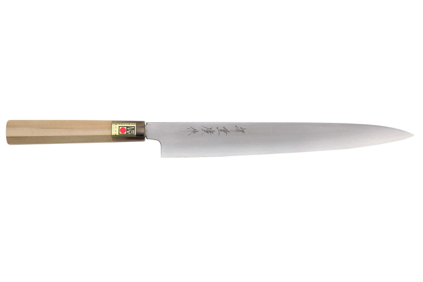 Shigehiro Kasahara Shigehiro handgemaakt Japans sujihiki mes gesmeed door ...