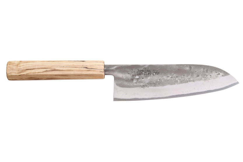 Wusaki Nakata Erable BS2 16,5 cm coltello santoku giapponese fatto a mano con manico in acero