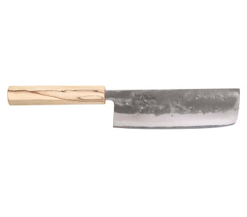 Wusaki Nakata Erable BS2 16,5cm cuchillo nakiri japonés cuchillo nakiri hecho a mano con mango de arce