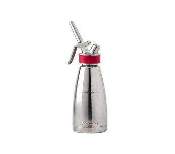 Sifão isotérmico profissional Isi Thermo Whip em inox - 0,5L