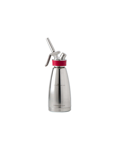 Isotherme professionele spuitfles Isi Thermo Whip en inox - 0,5L