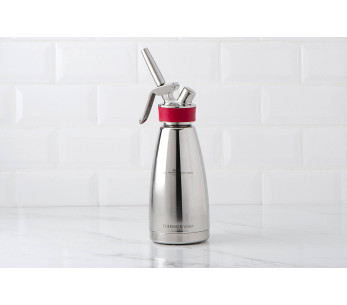 Isotherme professionele spuitfles Isi Thermo Whip en inox - 0,5L 2