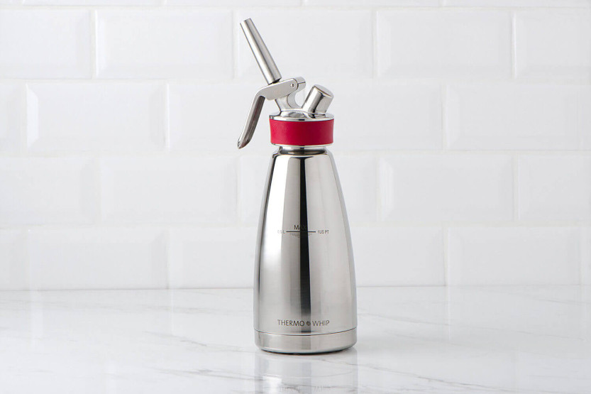 Siphon isotherme professionnel Isi Thermo Whip en inox - 0.5L