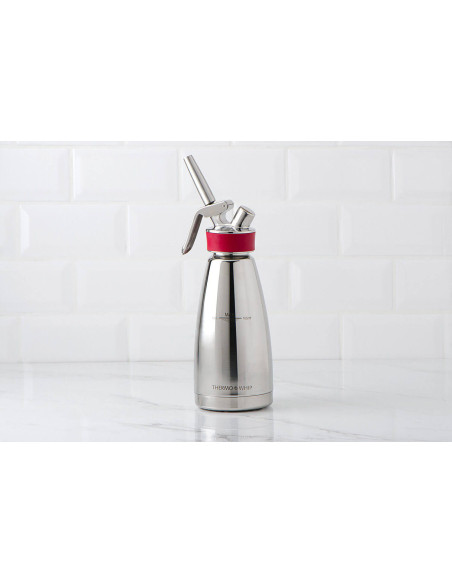 Siphon isotherme professionnel Isi Thermo Whip en inox - 0,5L