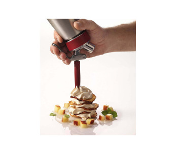 Bocal canelado vermelho Isi para sifões Gourmet Whip e Thermo Whip 2