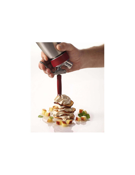 Isi röd räfflad bussning för Gourmet Whip och Thermo Whip sifoner