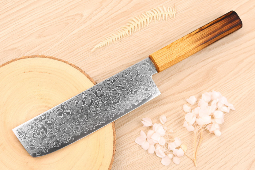 Japanisches nakiri messer Handwerk Yoshihiro ZAD Damastklinge 16cm
