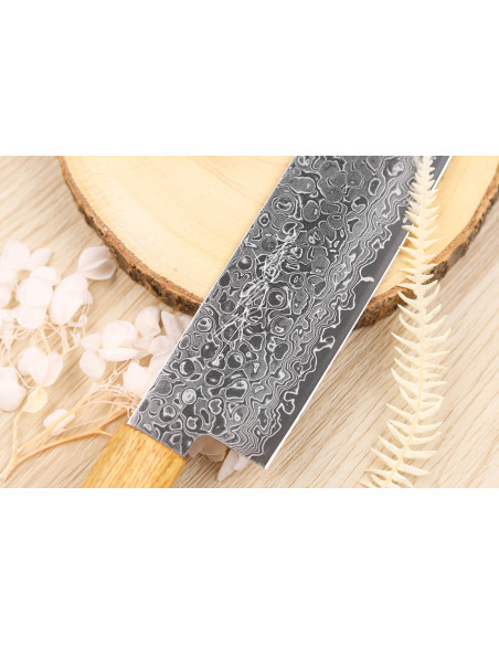 Japanisches nakiri messer Handwerk Yoshihiro ZAD Damastklinge 16cm