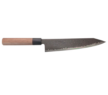 Kagekiyo Black Damas VG10 21cm handgjord japansk kiritsuke kockkniv