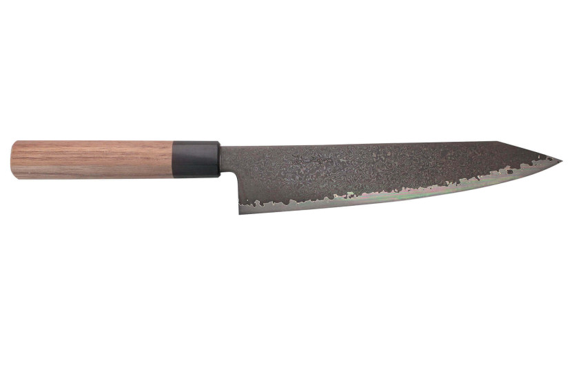 Kagekiyo Musta Damas VG10 21cm käsintehty japanilainen kiritsuke kokki ' s veitsi
