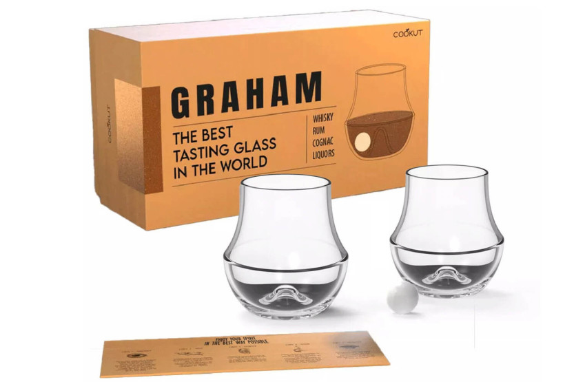 Gaveæske 2 Cookut Graham-smageglas + marmorperler + vejledning