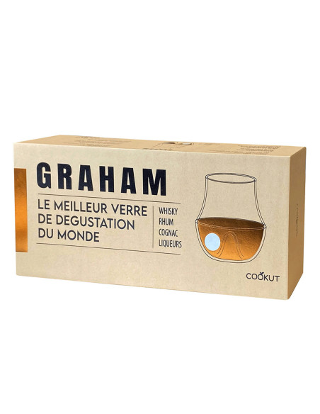 Geschenkset 2 Cookut Graham Verkostungsgläser + Marmorkugeln + Anleitung