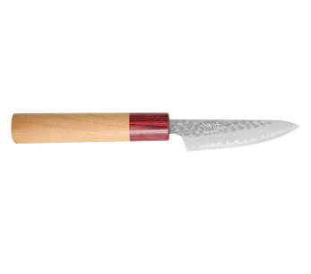 Tsunehisa Aogami Cuchillo de pelar japonés súper martillado 8cm