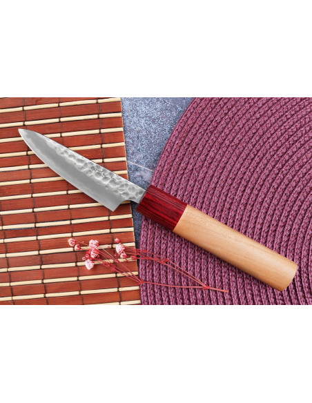 Tsunehisa Aogami Super vasaroitu japanilainen kuorintaveitsi 8cm