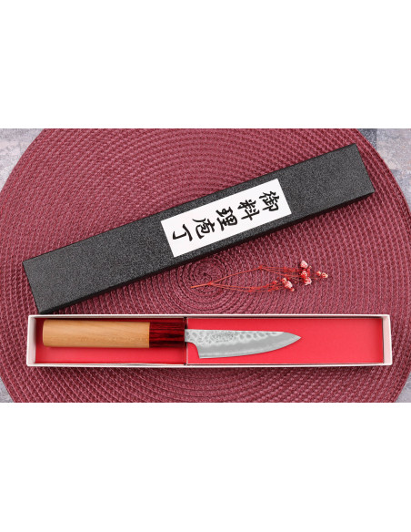 Tsunehisa Aogami Super vasaroitu japanilainen kuorintaveitsi 8cm