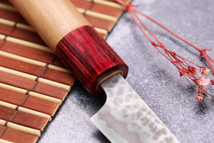 Tsunehisa Aogami Super vasaroitu japanilainen kuorintaveitsi 8cm