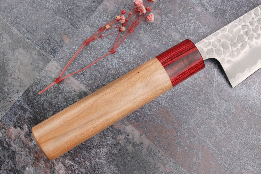Tsunehisa Aogami Super hammered japanese chef ' s knife 18cm