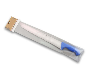 DEGLON fiskkniv 42cm blad stora tänder blått PP-handtag 2