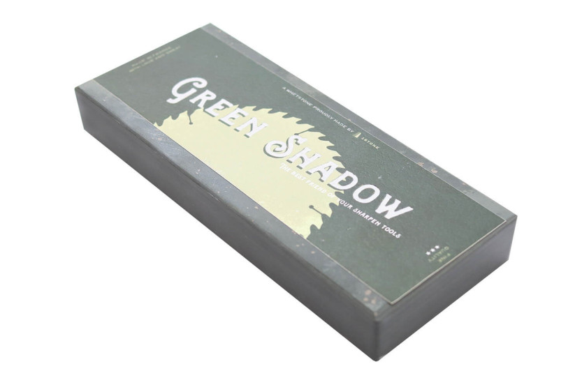 1Stone Green Shadow käsityönä valmistettu luonnon teroituskivi 15x6cm karkeus 10000/12000