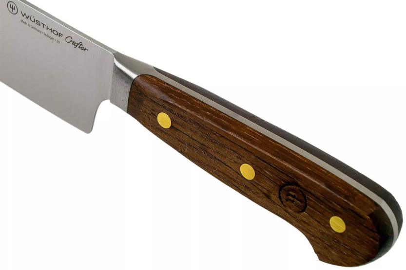 Faca de cozinha forjada Wüsthof Crafter 20cm em carvalho