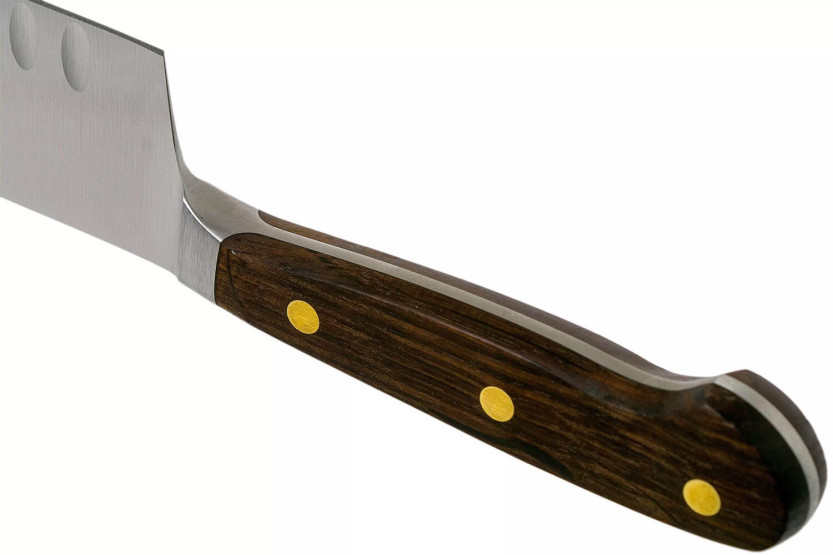 Wüsthof Crafter 17cm santokuveitsi tammea, jossa on granton-terä, tammi