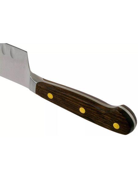 Wüsthof Crafter 17cm met grantonrand santoku mes in eikenhout