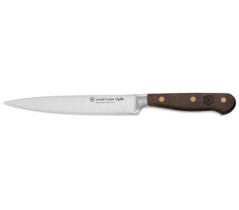 Wüsthof Crafter smidd skinkekniv 16 cm i røkt eik