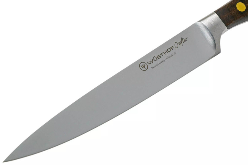 Wüsthof Crafter forged ham knife 16cm in smoked oak