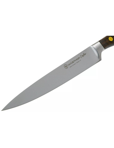 Wüsthof Crafter smidd skinkekniv 16 cm i røkt eik