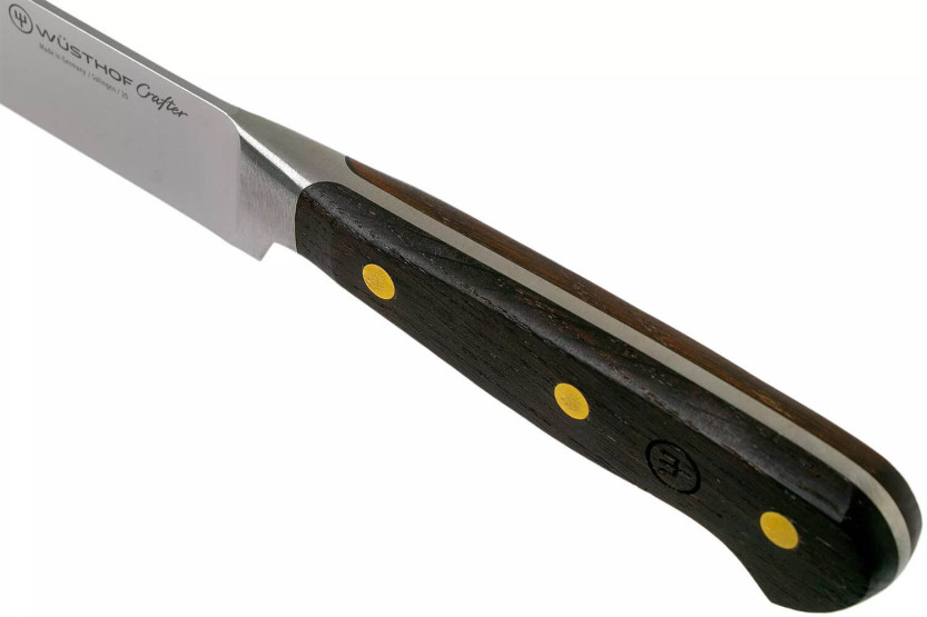 Wüsthof Crafter forged ham knife 16cm in smoked oak