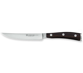 Set med 4 Wüsthof Ikon smidda stekknivar 12cm grenadillträhandtag 2