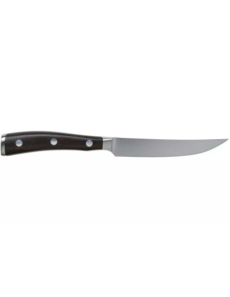 Set med 4 Wüsthof Ikon smidda stekknivar 12cm grenadillträhandtag